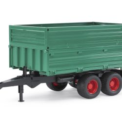 Bruder Tandemaxle tipping trailer with removeable top-0