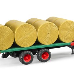 Bruder Bale transport trailer with 8 round bales-0